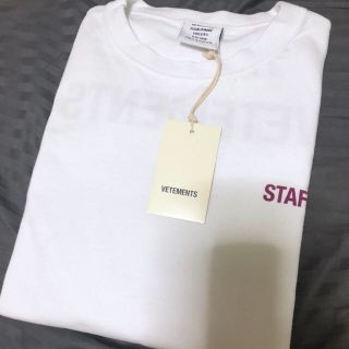 バレンシアガ(Balenciaga)のVETEMENTS スタッフTシャツ 18SS L(Tシャツ/カットソー(半袖/袖なし))