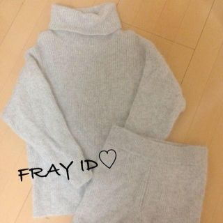 フレイアイディー(FRAY I.D)のアンゴラセットアップ♡上(ニット/セーター)