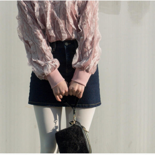 OHOTORO(オオトロ)のohotoro デニムスカート レディースのスカート(ミニスカート)の商品写真