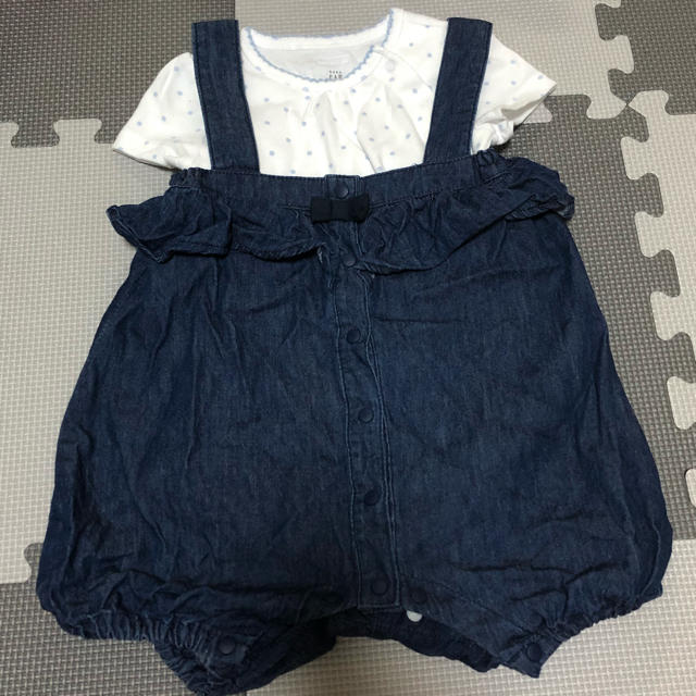 アカチャンホンポ(アカチャンホンポ)の70 デニムサロペット  キッズ/ベビー/マタニティのベビー服(~85cm)(ロンパース)の商品写真