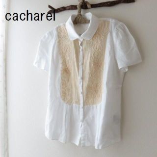 キャシャレル(cacharel)のcacharel キャシャレル　シルク　シャツ(シャツ/ブラウス(半袖/袖なし))