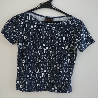 フェンディ(FENDI)のFENDI Tシャツ レディースMサイズ ブラック フェンディ(Tシャツ(半袖/袖なし))