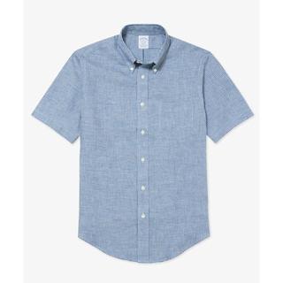 ブルックスブラザース(Brooks Brothers)の【新品】BROOKS BROTHERS リネン ギンガムチェックシャツ (シャツ)