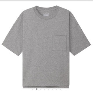 ムジルシリョウヒン(MUJI (無印良品))の新品!!無印良品☆オーガニックコットン太番手TシャツXS〜Sグレー＆白2枚セット(Tシャツ(半袖/袖なし))