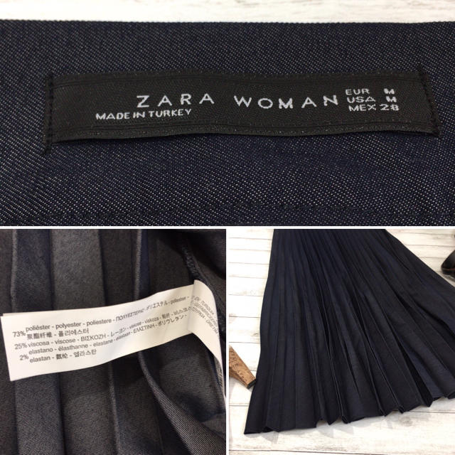ZARA(ザラ)の  【人気デザイン】ZARA  WOMAN ザラ プリーツ スカート ミモレ丈  レディースのスカート(ひざ丈スカート)の商品写真