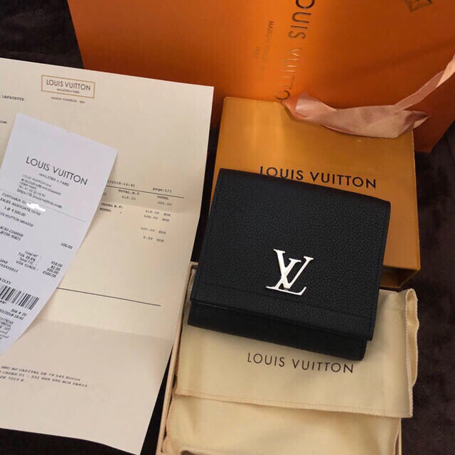 ポルトフォイユ・ロックミーII コンパクト LV ルイヴィトン三つ折り長財布ファッション小物