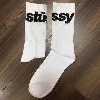 ステューシー(STUSSY)のStussy ロゴソックス ホワイト(ソックス)