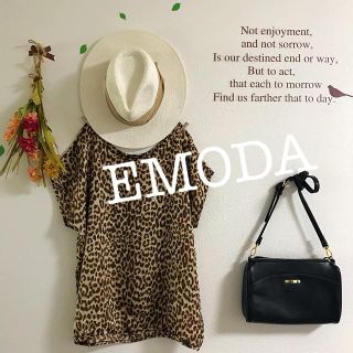 エモダ(EMODA)の☆EMODA☆エモダ  レオパード柄ブラウス(シャツ/ブラウス(半袖/袖なし))