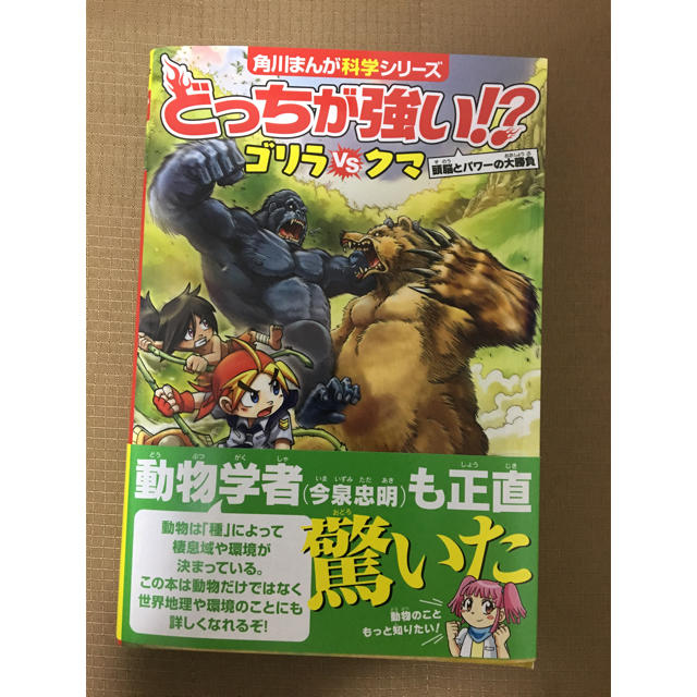 角川書店(カドカワショテン)のどっちが強い！？ゴリラvsクマ エンタメ/ホビーの本(住まい/暮らし/子育て)の商品写真