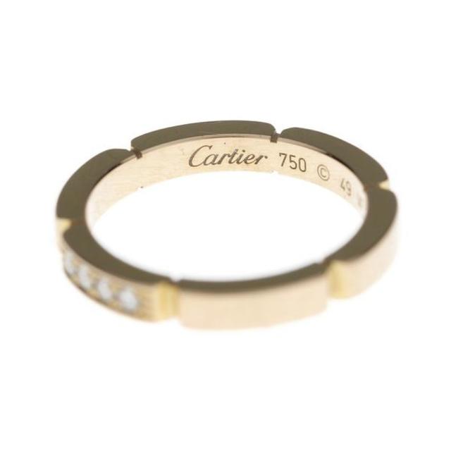 Cartier(カルティエ)のカルティエK18750YG金ゴールドマイヨンパンテール４Pダイヤリング指輪 レディースのアクセサリー(リング(指輪))の商品写真