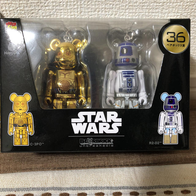 メーカー直売 スターウォーズ 36 ペアボックス賞 C-3PO R2-D2 ベアブリック スターウォーズ 一番くじ 36