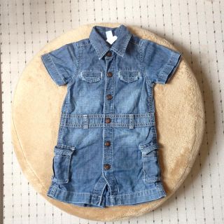 ギャップ(GAP)のBABY GAP デニムロンパース(ロンパース)