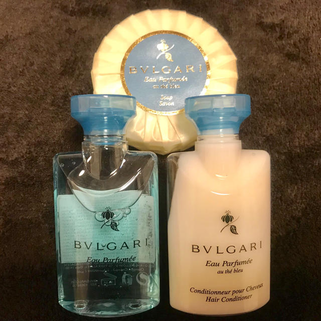 BVLGARI(ブルガリ)のブルガリ オ・パフメ オーテブルーのアメニティセット コスメ/美容のボディケア(ボディソープ/石鹸)の商品写真