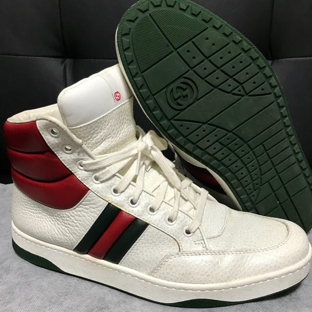 Gucci(グッチ)のグッチ ハイカット スニーカー 28.0 メンズの靴/シューズ(スニーカー)の商品写真