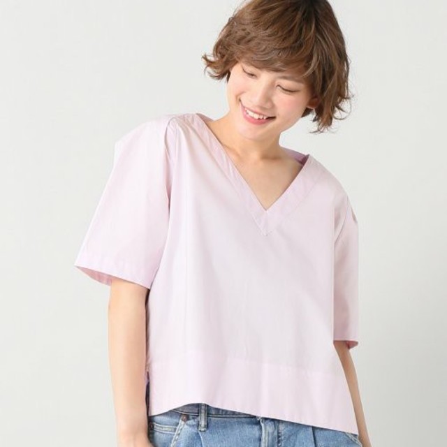 SLOBE IENA(スローブイエナ)のスローブイエナ ピンク シャツ レディースのトップス(Tシャツ(半袖/袖なし))の商品写真