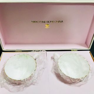 ニッコー(NIKKO)のNIKKO FINE BONE CHINA ペアコーヒーセット 破損あり(食器)