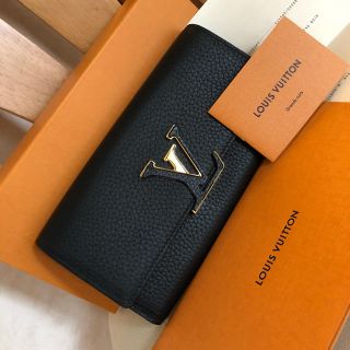 ルイヴィトン(LOUIS VUITTON)のプッチーニ様ご専用♡美品 ルイヴィトン カプシーヌ ノワール(財布)