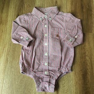 ベビーギャップ(babyGAP)のsale‼︎☆美品☆ baby GAP シャツ ロンパース 80cm チェック(シャツ/カットソー)