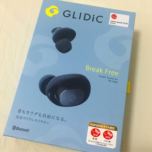 【新品•送料込み】GLIDiC ワイヤレスイヤホン