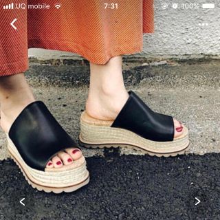 マウジー(moussy)のmoussy 完売商品  ジュートソール サンダル(サンダル)