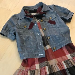 バーバリーブルーレーベル(BURBERRY BLUE LABEL)の期間限定Burberry♡夏デニム風ジャケット(Gジャン/デニムジャケット)