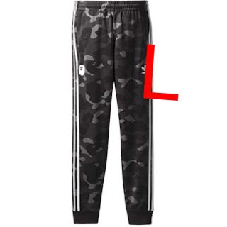 アベイシングエイプ(A BATHING APE)のBape adidas Track Pant L ブラック(その他)