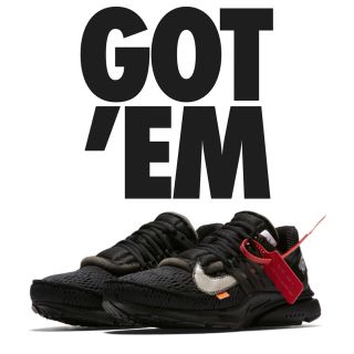 ナイキ(NIKE)のNike Off-White The Ten Air Presto 27cm (スニーカー)