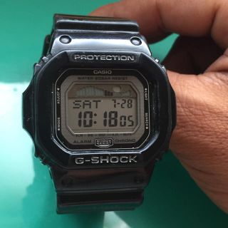 ジーショック(G-SHOCK)の送料込み GLX-5600 ブラック(サーフィン)