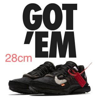 ナイキ(NIKE)のNIKE×off-white  エアプレストTHE TEN(スニーカー)