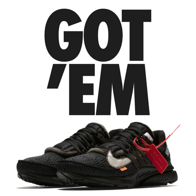 【27cm】Nike THE TEN off-white Air Presto