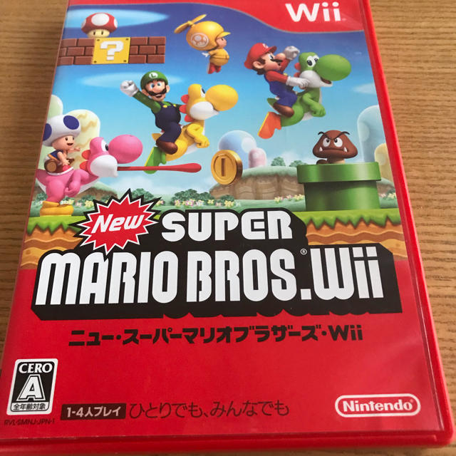 Wii(ウィー)の任天堂wiiスーパーマリオブラザーズ エンタメ/ホビーのゲームソフト/ゲーム機本体(家庭用ゲームソフト)の商品写真