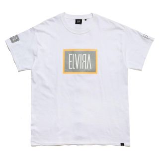 エルヴィア(ELVIA)のELVIRA REFLECT FRAME T-SHIRT -WHITE- L(Tシャツ/カットソー(半袖/袖なし))