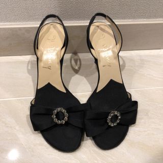 ジミーチュウ(JIMMY CHOO)のwill's fancy shoes サテンリボン(サンダル)