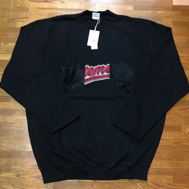 正規品 vetements ヴェトモン 登坂着用 ベースボール スウェット 正規品 vetements ヴェトモン 登坂着用 ベースボール スウェット