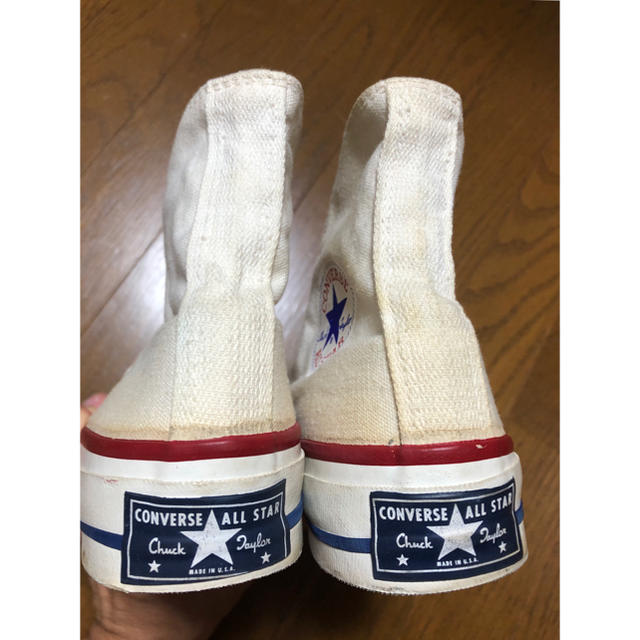 CONVERSE(コンバース)の60s 三つ星 7.5 ビンテージ usa converse チャックテイラー  メンズの靴/シューズ(スニーカー)の商品写真