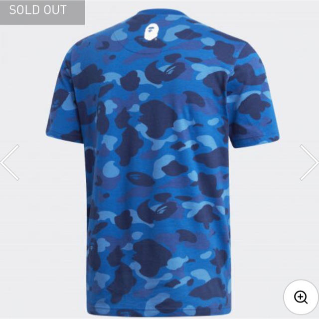 A BATHING APE(アベイシングエイプ)の希少L adidas×BAPE　限定コラボ　Tシャツ　エイプ　アディダス メンズのトップス(Tシャツ/カットソー(半袖/袖なし))の商品写真