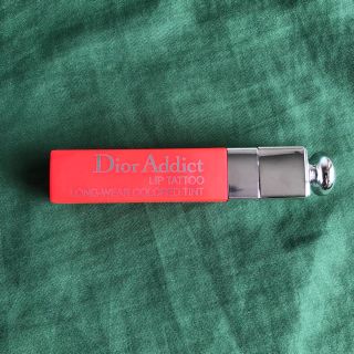 ディオール(Dior)の値下げ dior addict lip tattoo 641 オレンジ(リップグロス)