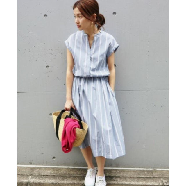 IENA ドットスキャッパーシャツワンピース Tシャツ 2018SS イエナ