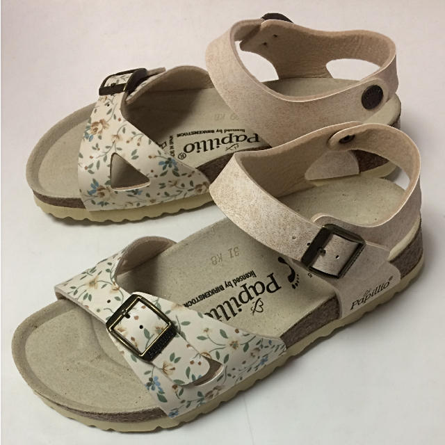 BIRKENSTOCK - ビルケンシュトック パピリオ 花柄 サンダル 22.5センチ 未使用品の通販 by みるくとくるみ's shop｜ビルケンシュトックならラクマ