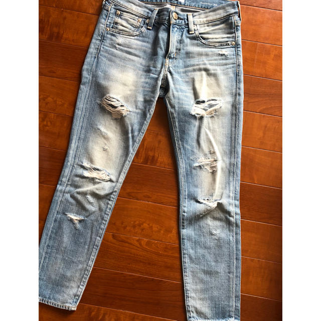 L'Appartement DEUXIEME CLASSE(アパルトモンドゥーズィエムクラス)のL'Appartement RED CARD Crash Denim レディースのパンツ(デニム/ジーンズ)の商品写真