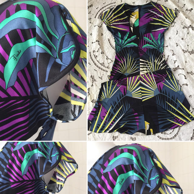 EMILIO PUCCI - pucci ワンピース 40 シルク100% 新同の通販 by EMILIO PUCCI - pucci ワンピース 40 シルク100% 新同の通販 by
