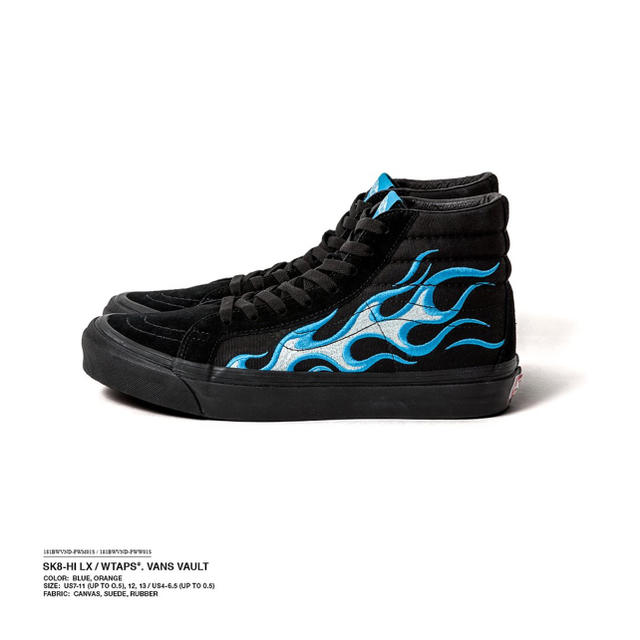 WTAPS × VANS Og sk8-HI LX Blue Flame