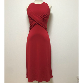 ポールカ(PAULE KA)のPAULE KA 真っ赤なドレス  (ミディアムドレス)