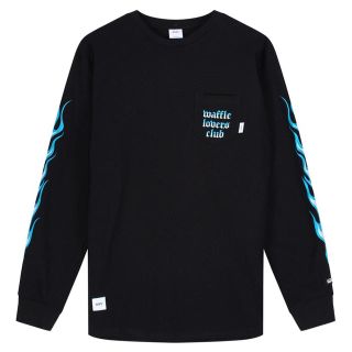 バンズボルト(VANS VAULT)のVans Flame LS Tee x WTAP Lサイズ新品(Tシャツ/カットソー(七分/長袖))