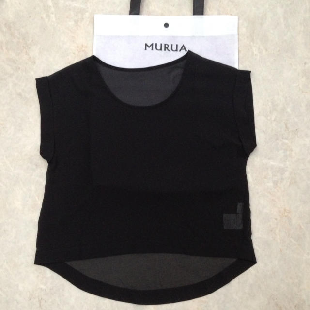MURUA(ムルーア)のMURUA♡シースルーTOPS レディースのトップス(Tシャツ(半袖/袖なし))の商品写真