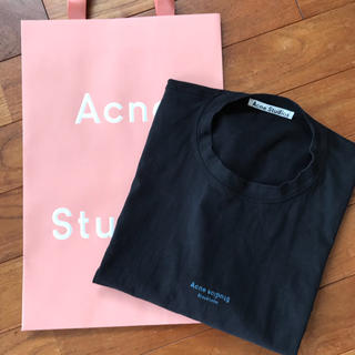 アクネ(ACNE)のAcne Studios cylea クロップド Tシャツ xxs ブラック(Tシャツ(半袖/袖なし))
