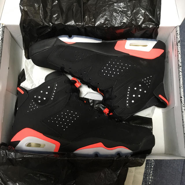 ジョーダン6インフラレッド jordan 6 infrared靴/シューズ