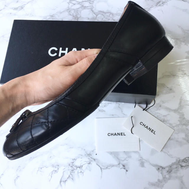 CHANEL(シャネル)の美品*9万円*CHANEL*シャネル*フラットシューズ*バレリーナ*パンプス*靴 レディースの靴/シューズ(バレエシューズ)の商品写真