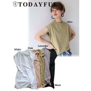 トゥデイフル(TODAYFUL)のTODAYFUL (トゥデイフル )_Boyfriend Box Tank_BL(Tシャツ(半袖/袖なし))