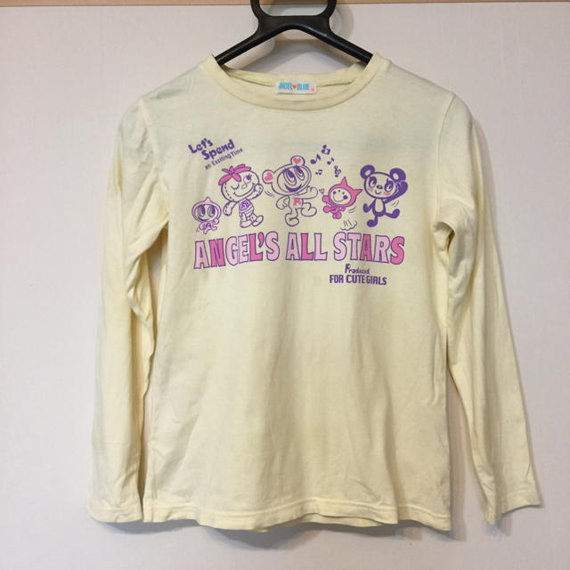 angelblue(エンジェルブルー)のエンジェルブルー  長そでTシャツ  クリーム色  150 キッズ/ベビー/マタニティのキッズ服女の子用(90cm~)(Tシャツ/カットソー)の商品写真